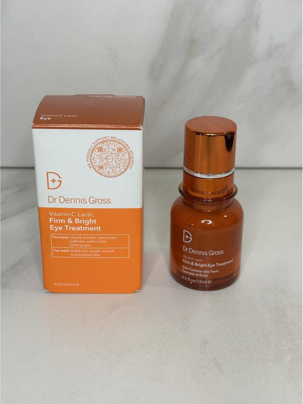 Dr Dennis Gross Vitamin C Lactic Firm & Bright eye treatment 0.5 fl oz